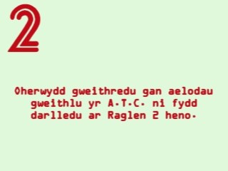 Programme 2 strike caption