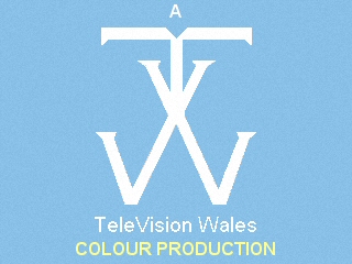 Television Wales 1970 colour production slide