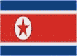 Animation alternating between the flags of North Korea and Israel