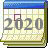 Image of a 2020 calendar