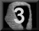Button with '3' on it
