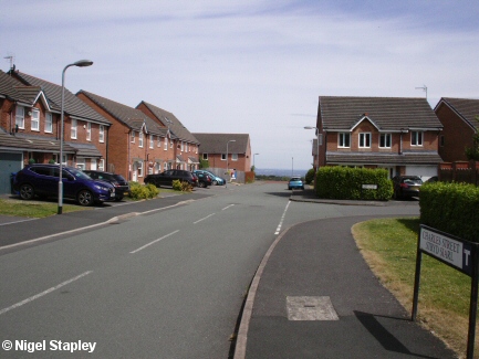 Picture of modern houses on an estate