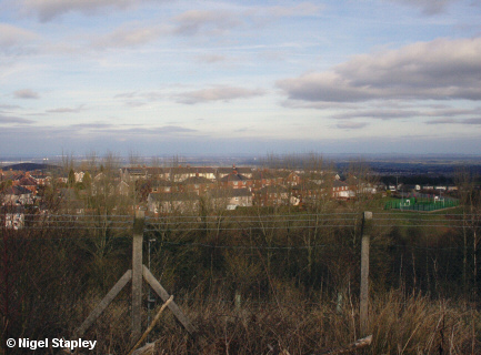 Picture of houses seen from above