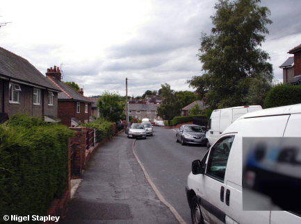 Picture of a residential road