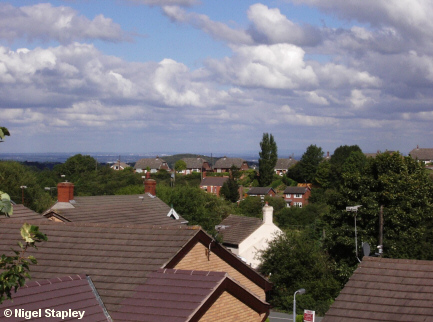 Picture of a view over house roofs