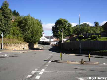 Photo at a road junction