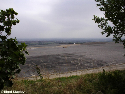 Picture of derelict steelworks site