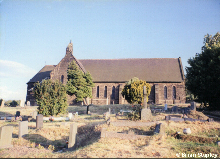 Picture of the northern side of a church