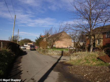 Picture of a village lane