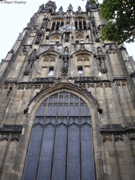 Picture of a 16th century stone church tower
