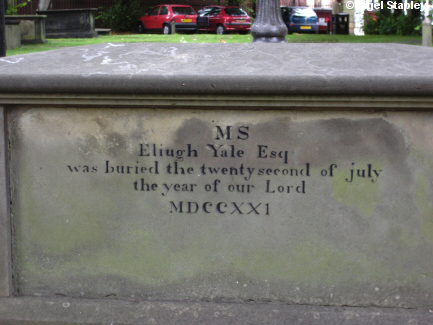 Picture of an 18th century stone tomb