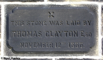 Picture of a stone set in a wall