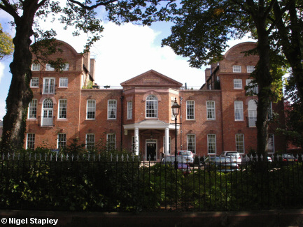 Picture of renovated building, previously a hospital