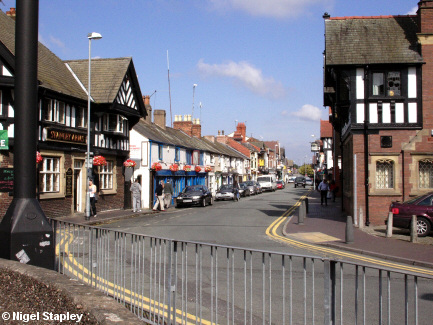 Picture of a street of small shops