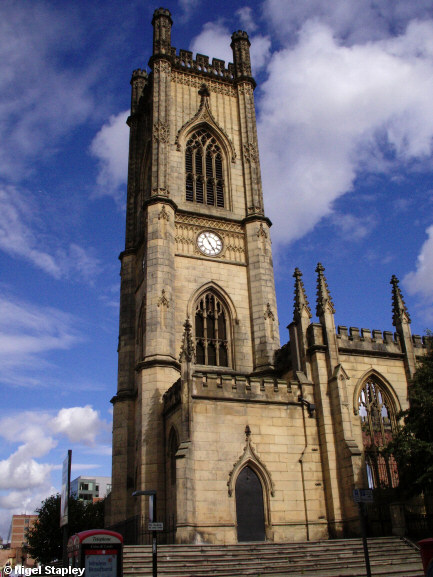 Picture of a bombed-out church