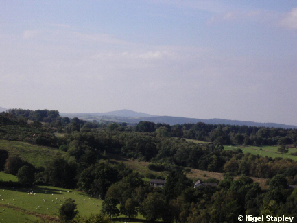 Picture of a mountain in the distance