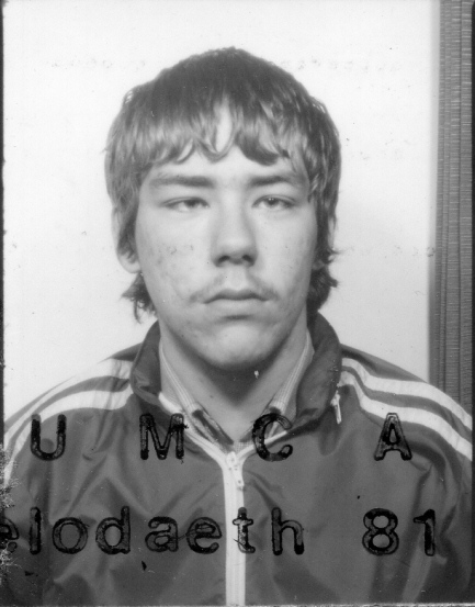 Passport-style picture of a young man