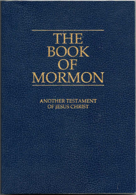 The front cover of The Book Of Mormon