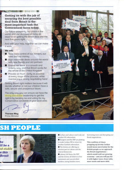 3rd page of a Tory propaganda leaflet