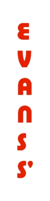 Sign saying 'Evanss''