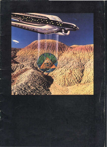 Picture of the programme for a gig