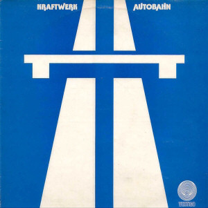 Picture of the UK sleeve of 'Autobahn' by Kraftwerk