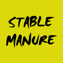 Sign saying 'Stable manure'