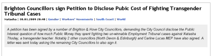 Screenshot of headline where 'public' is mis-spelled as 'pubic'
