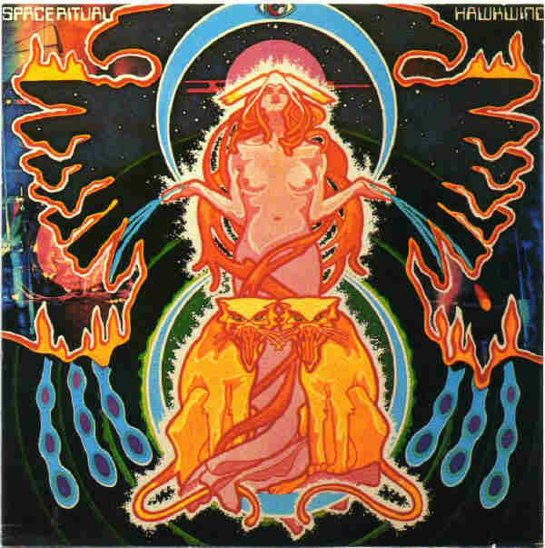 Front sleeve of 'Space Ritual' by Hawkwind