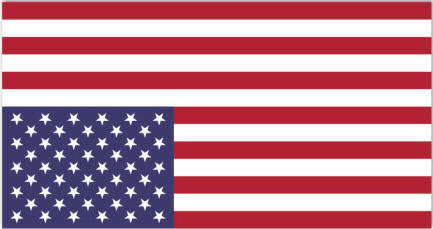 US flag upside down