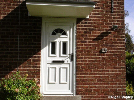 Picture of the outside of a new uPVC front door