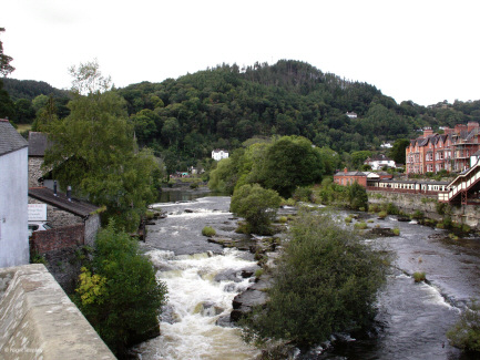 Photo of a river weir