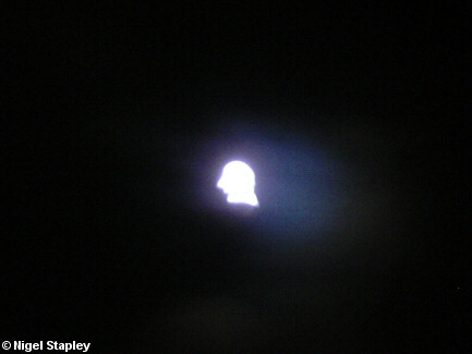 Moon looking like General De Gaulle in profile