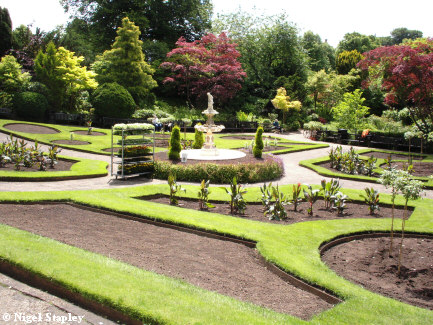 Photo of the gardens at the Dingle, Shrewsbury