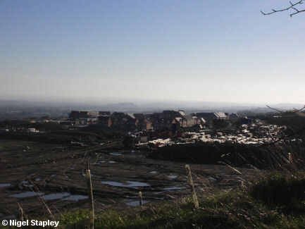 Photo of new houses being built
