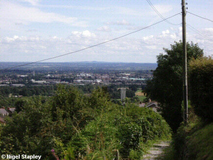 Photo of Wrexham from three miles away
