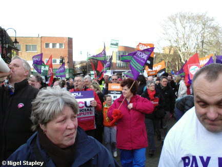 Photo of people on a protest march