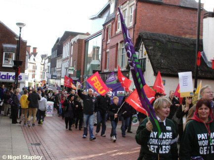 Photo of people on a protest march