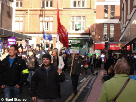 Photo of people on a protest march